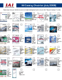 iai factory automation catalog checklist